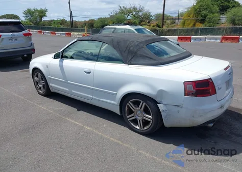 2007 Audi A4 2.0T из США, поврежденный, VIN WAUAF48H07K021320